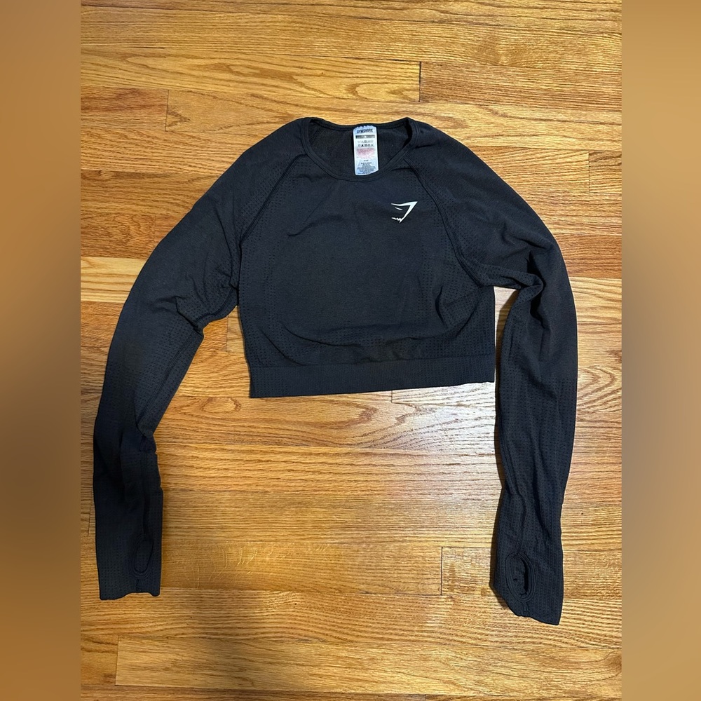 Gym shark VITAL SEAMLESS 2.0 LONG SLEEVE CROP TOP